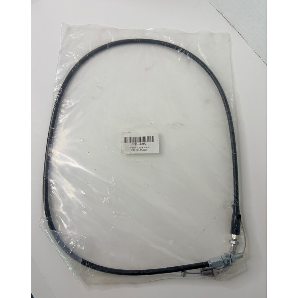 Honda CB360 CJ360 Throttle Cable Set A-Pull B-Push SP02-360A SP02-360B New